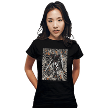 Load image into Gallery viewer, Shirts Fitted Shirts, Woman / Small / Black The VGundam Double Fin Funnel
