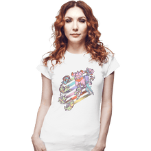 Load image into Gallery viewer, Daily_Deal_Shirts Fitted Shirts, Woman / Small / White Mutantz War