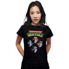 Load image into Gallery viewer, Shirts Fitted Shirts, Woman / Small / Black Ninja Beatles