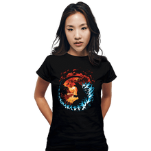Load image into Gallery viewer, Daily_Deal_Shirts Fitted Shirts, Woman / Small / Black Atomic Destruction