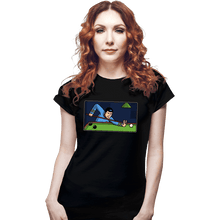 Load image into Gallery viewer, Daily_Deal_Shirts Fitted Shirts, Woman / Small / Black Vulcan Snooker Player