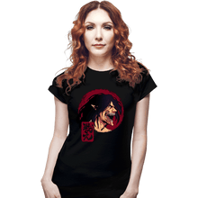 Load image into Gallery viewer, Secret_Shirts Fitted Shirts, Woman / Small / Black The Fighter