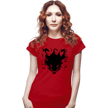 Load image into Gallery viewer, Shirts Fitted Shirts, Woman / Small / Red Devilman