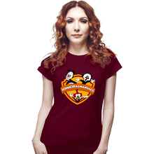 Load image into Gallery viewer, Shirts Fitted Shirts, Woman / Small / Maroon Homicidalmaniacs