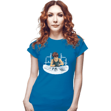 Load image into Gallery viewer, Shirts Fitted Shirts, Woman / Small / Sapphire Robot Builder