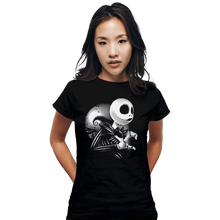 Load image into Gallery viewer, Shirts Fitted Shirts, Woman / Small / Black Her Skeleton

