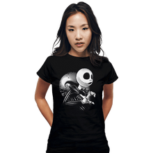 Load image into Gallery viewer, Shirts Fitted Shirts, Woman / Small / Black Her Skeleton