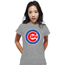 Load image into Gallery viewer, Daily_Deal_Shirts Fitted Shirts, Woman / Small / Sports Grey Major League Droid