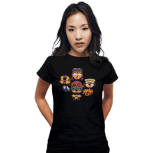 Load image into Gallery viewer, Shirts Fitted Shirts, Woman / Small / Black Bohemian Power
