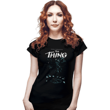 Load image into Gallery viewer, Shirts Fitted Shirts, Woman / Small / Black The Thing
