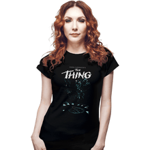 Load image into Gallery viewer, Shirts Fitted Shirts, Woman / Small / Black The Thing