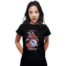 Load image into Gallery viewer, Daily_Deal_Shirts Fitted Shirts, Woman / Small / Black Rolled A 20 Today