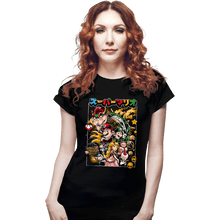 Load image into Gallery viewer, Daily_Deal_Shirts Fitted Shirts, Woman / Small / Black Brother's Journey