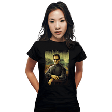 Load image into Gallery viewer, Daily_Deal_Shirts Fitted Shirts, Woman / Small / Black Mona Neo