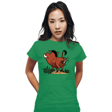 Load image into Gallery viewer, Secret_Shirts Fitted Shirts, Woman / Small / Irish Green Savanna Detective