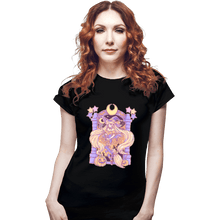 Load image into Gallery viewer, Shirts Fitted Shirts, Woman / Small / Black Sailor Halloween Moon