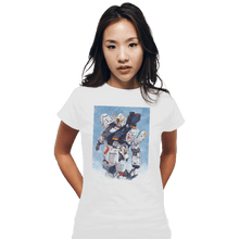 Load image into Gallery viewer, Shirts Fitted Shirts, Woman / Small / White Nu Watercolor