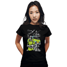 Load image into Gallery viewer, Shirts Fitted Shirts, Woman / Small / Black Scooby And Shaggy