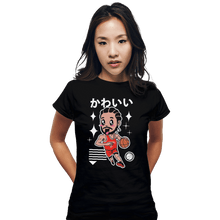 Load image into Gallery viewer, Shirts Fitted Shirts, Woman / Small / Black Kawaii Leonard