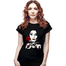 Load image into Gallery viewer, Secret_Shirts Fitted Shirts, Woman / Small / Black Morticia