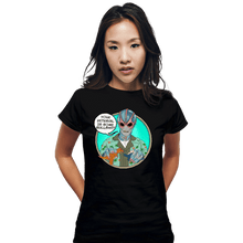 Load image into Gallery viewer, Daily_Deal_Shirts Fitted Shirts, Woman / Small / Black Resident Betrayal