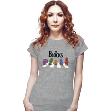 Load image into Gallery viewer, Last_Chance_Shirts Fitted Shirts, Woman / Small / Sports Grey The Blocks