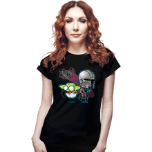 Load image into Gallery viewer, Shirts Fitted Shirts, Woman / Small / Black Zim Djarin