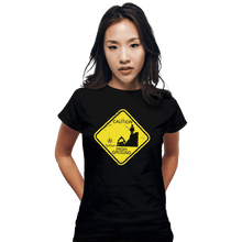 Load image into Gallery viewer, Shirts Fitted Shirts, Woman / Small / Black High Ground Warning