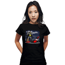 Load image into Gallery viewer, Daily_Deal_Shirts Fitted Shirts, Woman / Small / Black Rogue Quinn