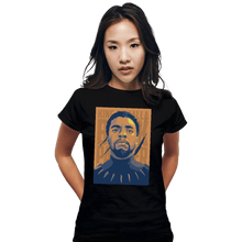 Load image into Gallery viewer, Shirts Fitted Shirts, Woman / Small / Black King T'Challa