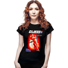 Load image into Gallery viewer, Daily_Deal_Shirts Fitted Shirts, Woman / Small / Black Gi Jess