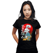 Load image into Gallery viewer, Shirts Fitted Shirts, Woman / Small / Black Fighter Rabbit