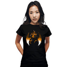 Load image into Gallery viewer, Shirts Fitted Shirts, Woman / Small / Black Rolling Droid