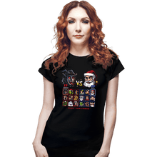 Load image into Gallery viewer, Daily_Deal_Shirts Fitted Shirts, Woman / Small / Black Battle For Christmas