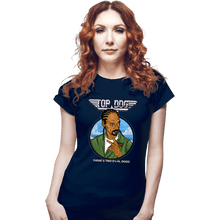 Load image into Gallery viewer, Daily_Deal_Shirts Fitted Shirts, Woman / Small / Navy Top Dogg