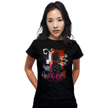 Load image into Gallery viewer, Daily_Deal_Shirts Fitted Shirts, Woman / Small / Black Jazz Drifter