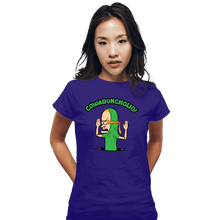 Load image into Gallery viewer, Daily_Deal_Shirts Fitted Shirts, Woman / Small / Violet Cowabungholio