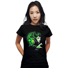 Load image into Gallery viewer, Shirts Fitted Shirts, Woman / Small / Black All Evil