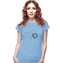 Load image into Gallery viewer, Shirts Fitted Shirts, Woman / Small / Powder Blue Choose Your Side