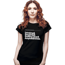 Load image into Gallery viewer, Shirts Fitted Shirts, Woman / Small / Black Wrong Weekend