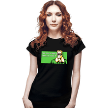 Load image into Gallery viewer, Shirts Fitted Shirts, Woman / Small / Black Bad Enough Dude