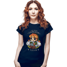 Load image into Gallery viewer, Shirts Fitted Shirts, Woman / Small / Navy One More Dungeon