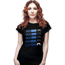 Load image into Gallery viewer, Secret_Shirts Fitted Shirts, Woman / Small / Black PS Controllers