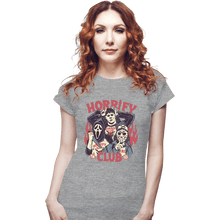 Load image into Gallery viewer, Daily_Deal_Shirts Fitted Shirts, Woman / Small / Sports Grey Horrify Club