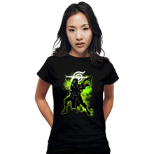 Load image into Gallery viewer, Shirts Fitted Shirts, Woman / Small / Black Cosmic Snake