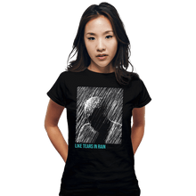 Load image into Gallery viewer, Daily_Deal_Shirts Fitted Shirts, Woman / Small / Black Like Tears In Rain