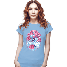 Load image into Gallery viewer, Shirts Fitted Shirts, Woman / Small / Powder Blue Made Of Love