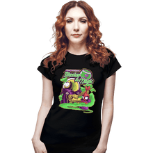 Load image into Gallery viewer, Shirts Fitted Shirts, Woman / Small / Black Illusion And Magic