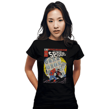 Load image into Gallery viewer, Shirts Fitted Shirts, Woman / Small / Black Spiders Of Future Past