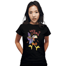 Load image into Gallery viewer, Shirts Fitted Shirts, Woman / Small / Black Why So Cereal